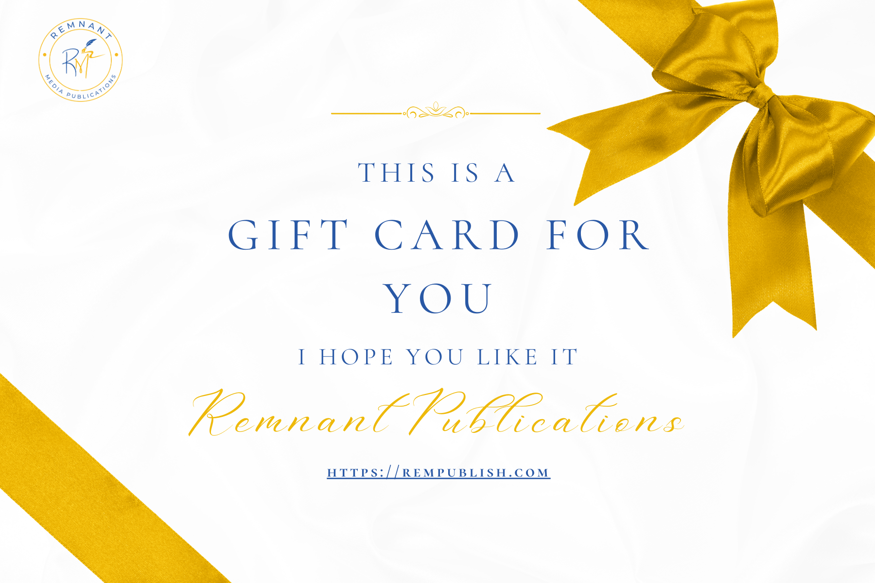 Remnant Publications Gift Card