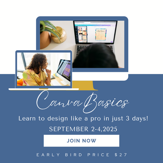 Canva Basics – 3-Day Live Workshop (Sept 2–4, 2025)
